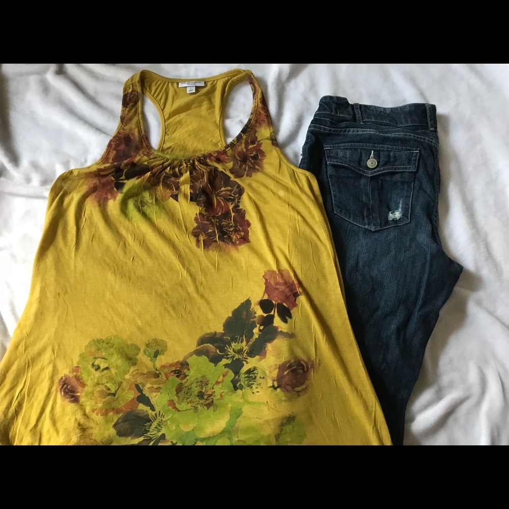 Maternity tank top and pants